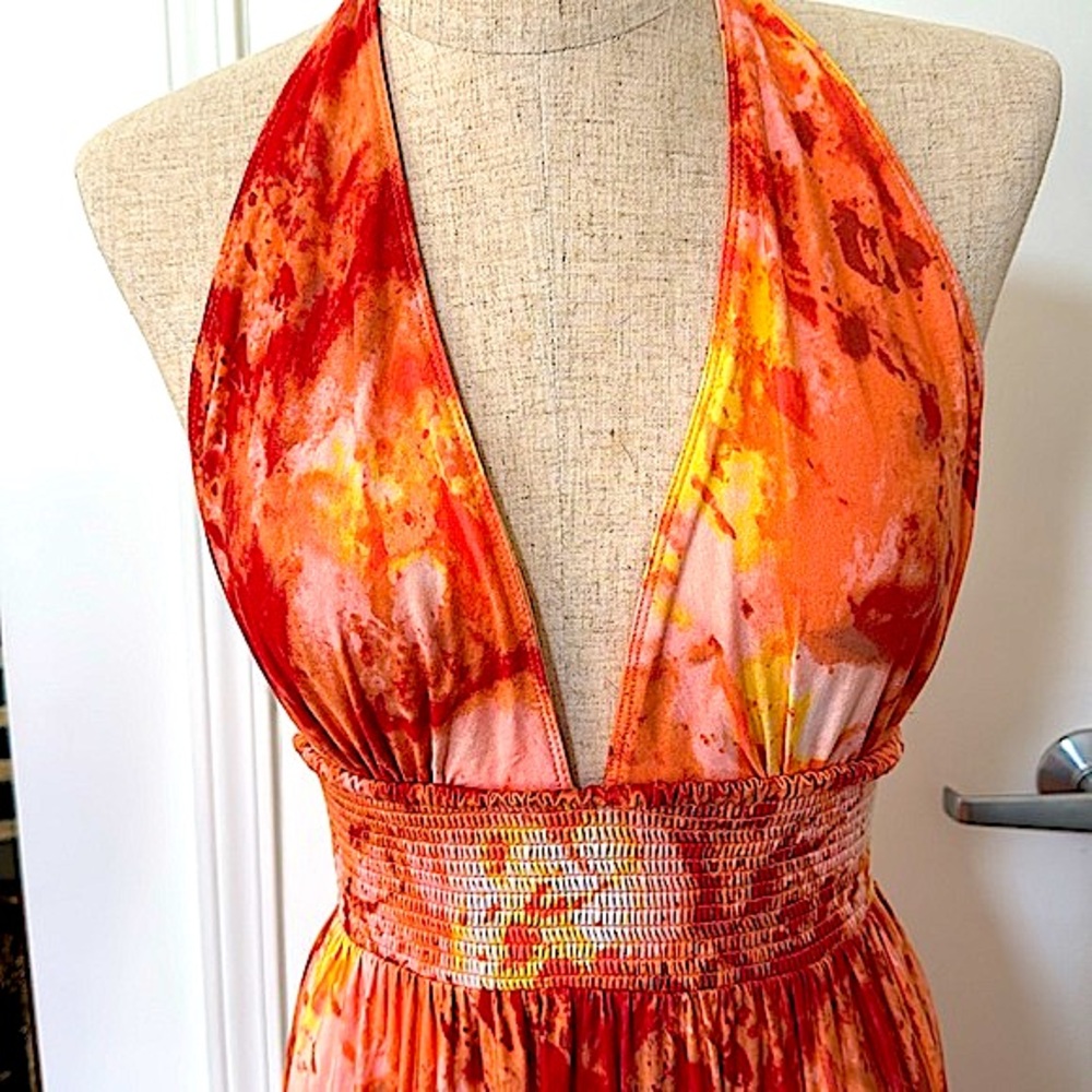 NWT! Misa Hylton for INC Tie Dye Maxi Dress! - Picture 2 of 6